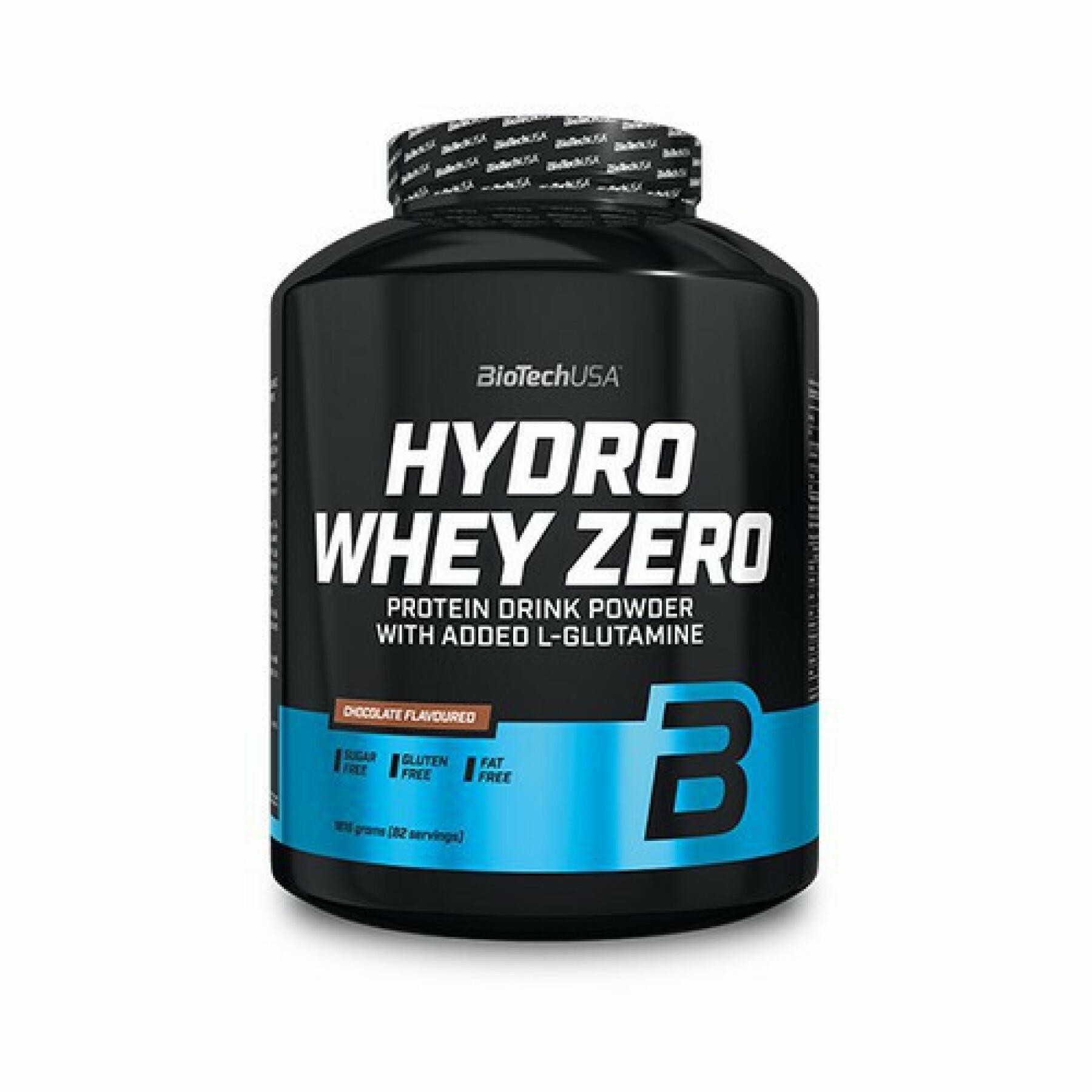 Pak van 10 zakjes proteïne Biotech USA hydro whey zero - Chocolate - 454g