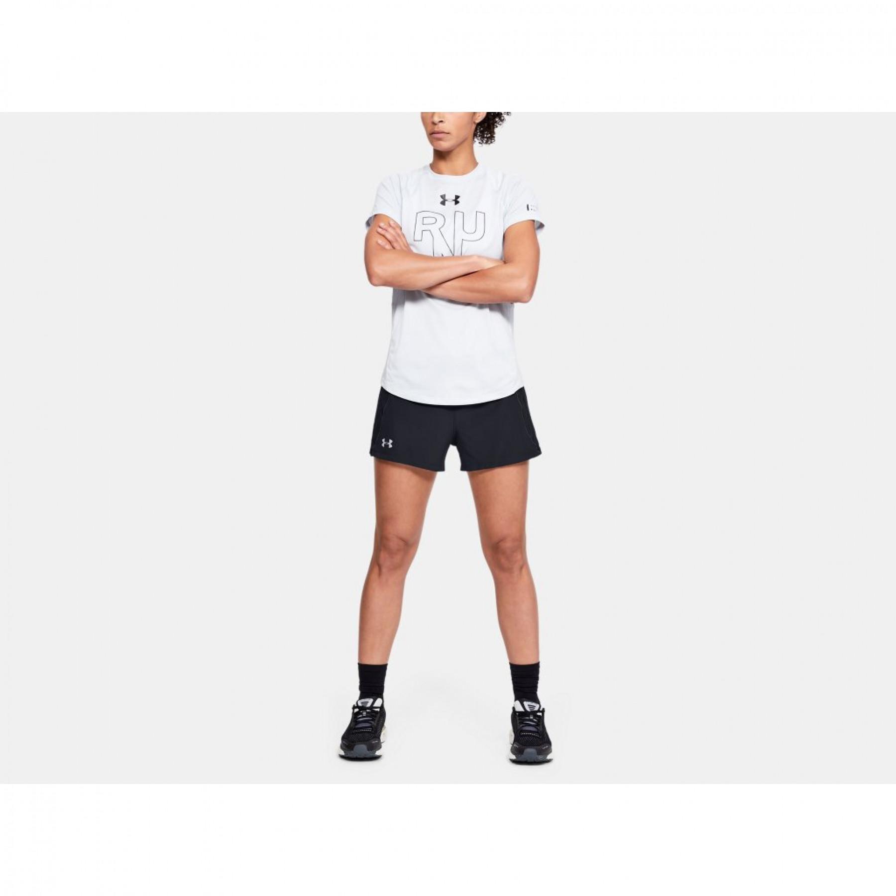 Dames shorts Under Armour Qualifier Speedpocket