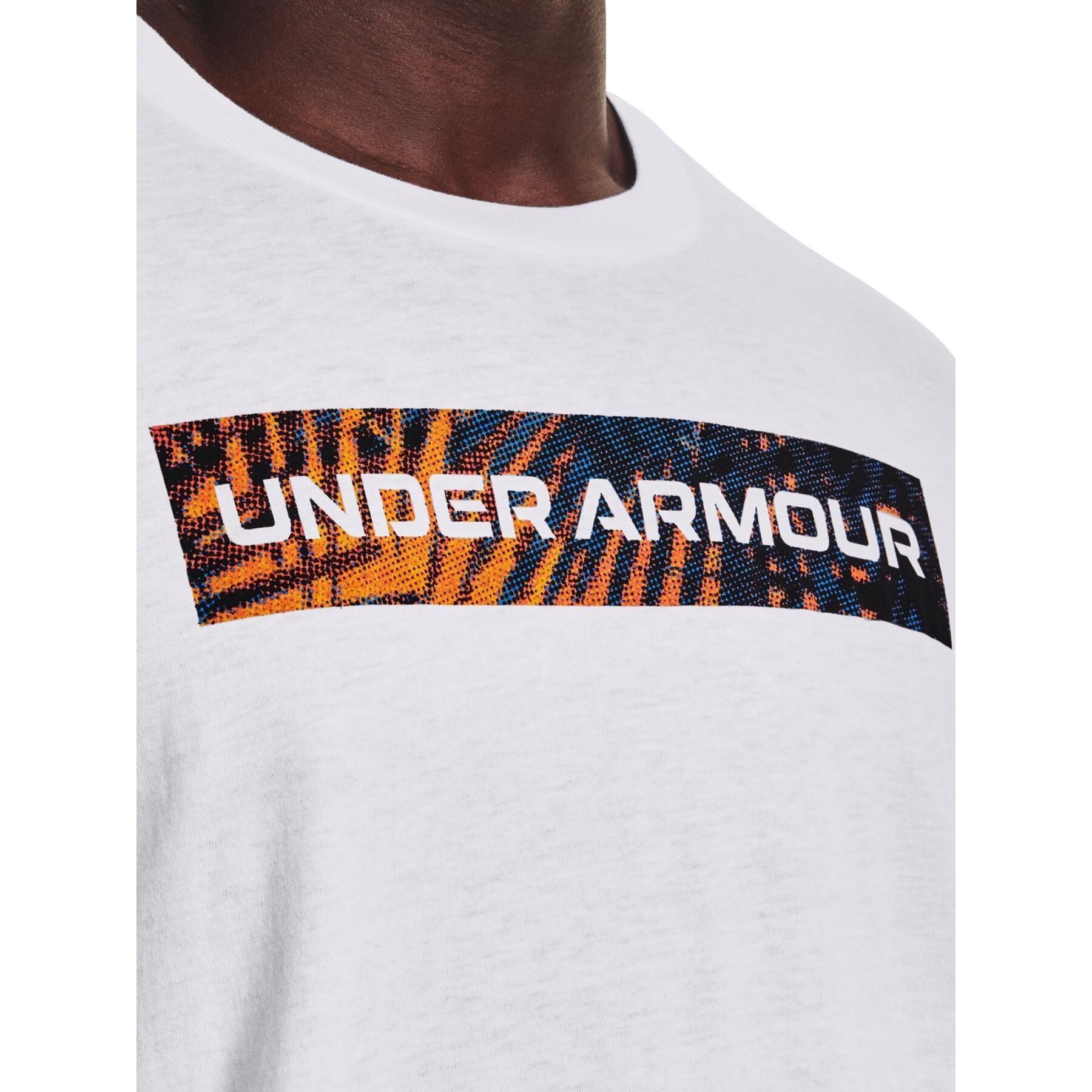 T-shirt Under Armour wordmark print fill