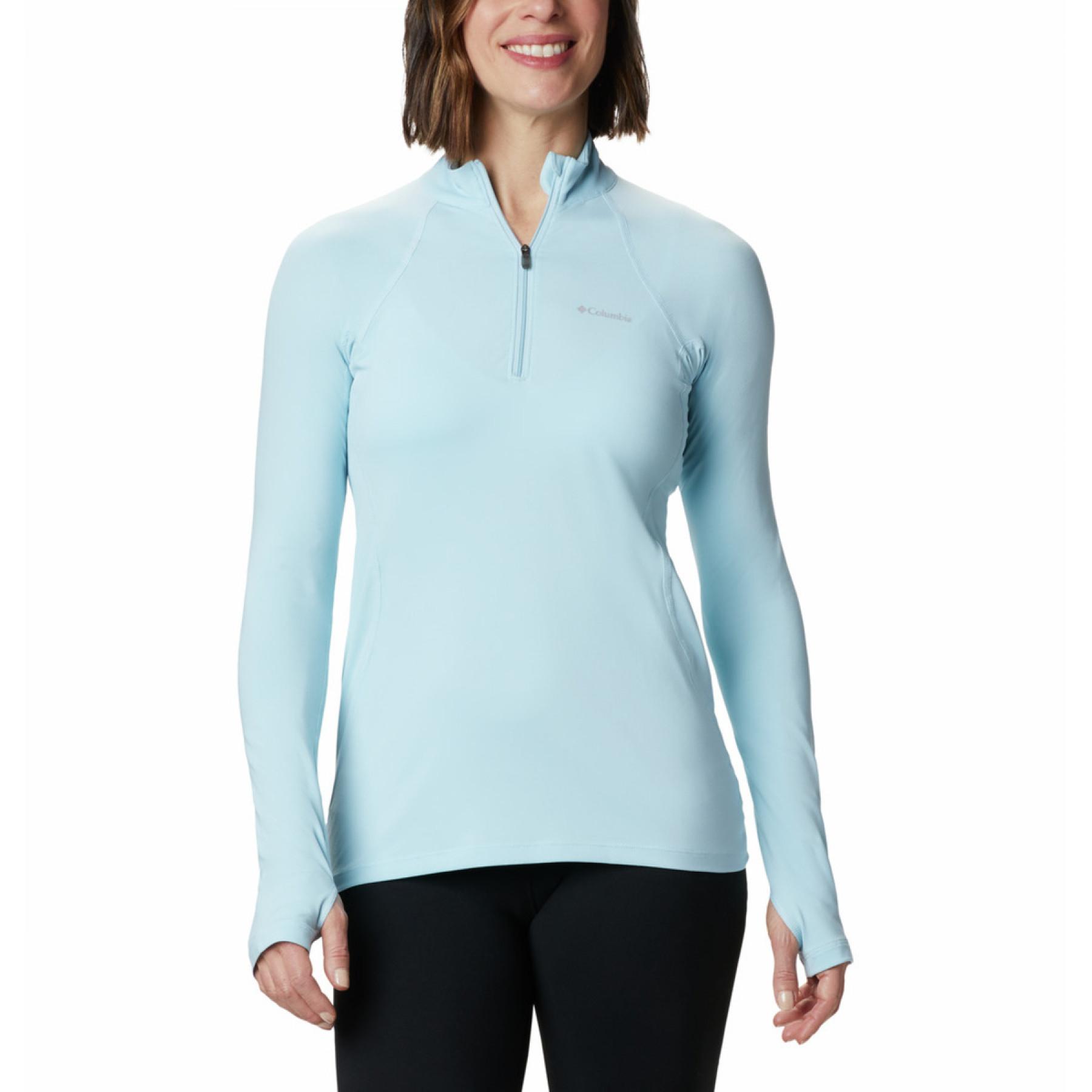 Dames 1/2 rits jersey Columbia Midweight Stretch
