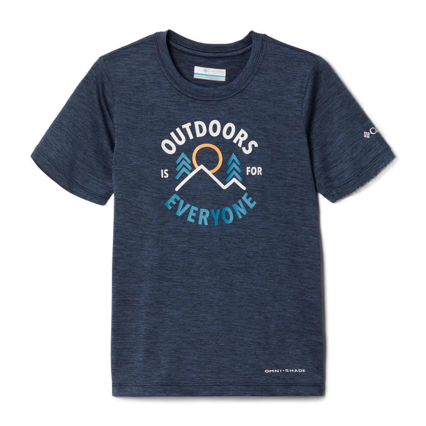 Jongens-T-shirt met korte mouwen Columbia Mount Echo™ Graphic