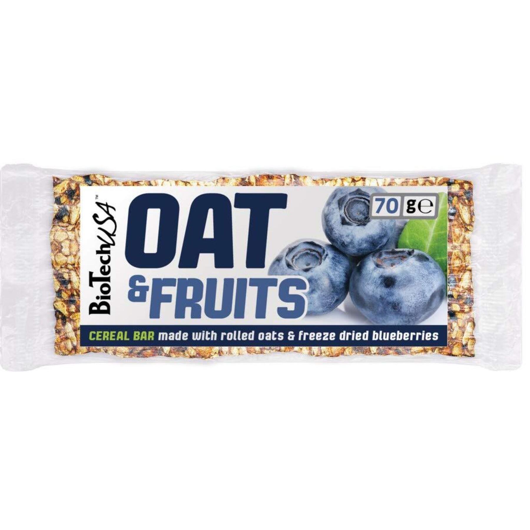 Pak van 20 dozen havermout repen snacks Biotech USA - Coco-yaourt
