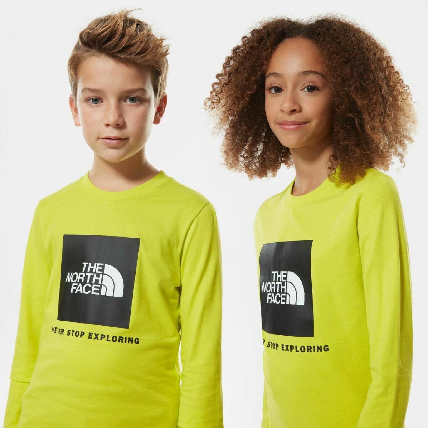 North Face Classic T-shirt met lange mouwen voor kinderen