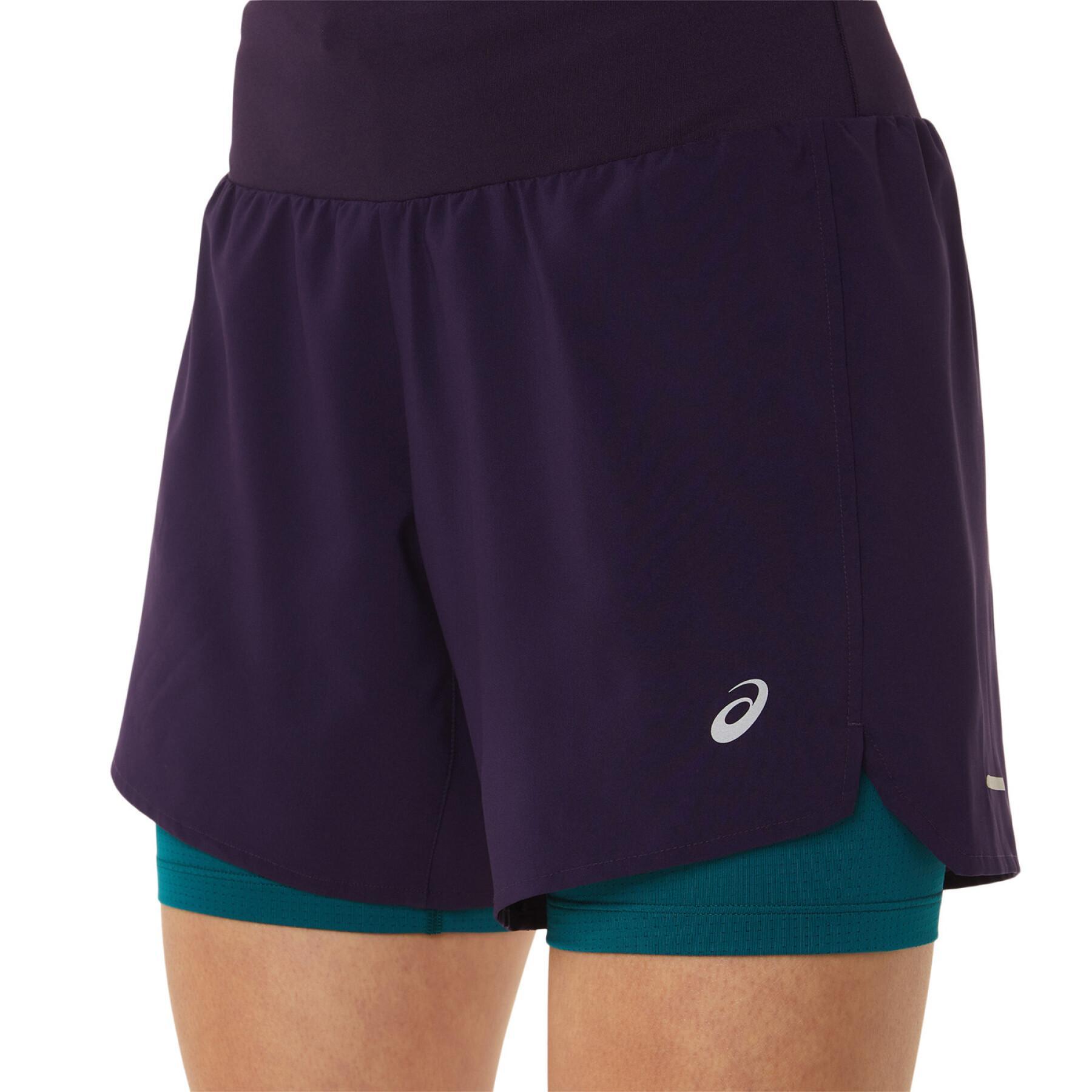 Dames shorts Asics Road 2-N-1 5.5In
