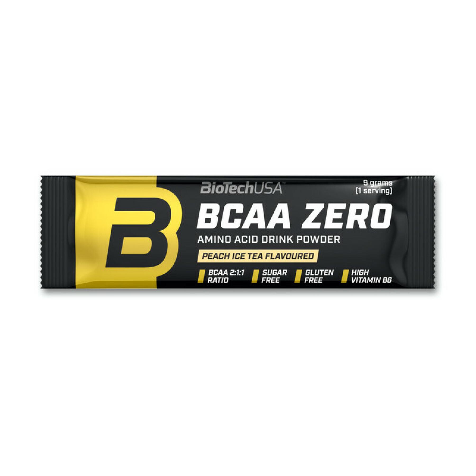 50 pakjes aminozuren Biotech USA bcaa zero - Kiwi-lime - 9g