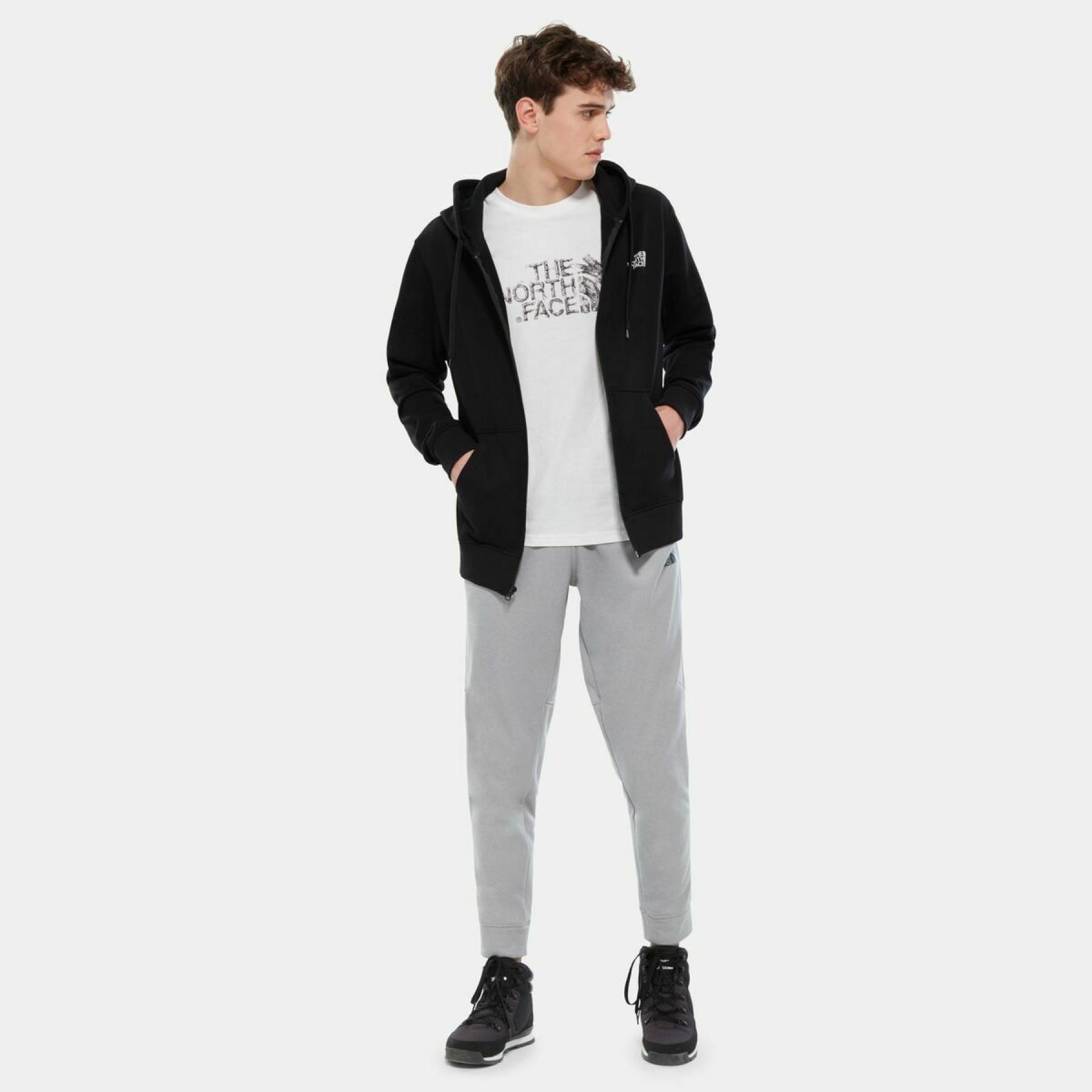 Rits hoodie The North Face Coton