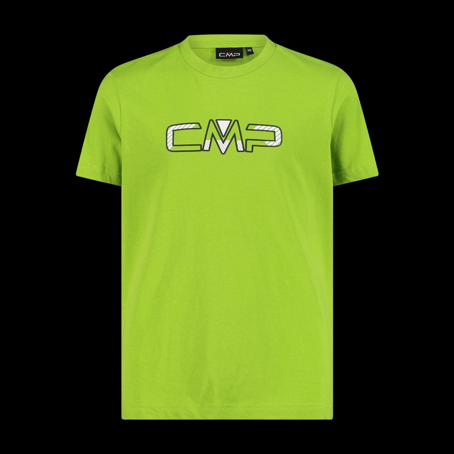 T-shirt met maxi-logo voor kinderen CMP