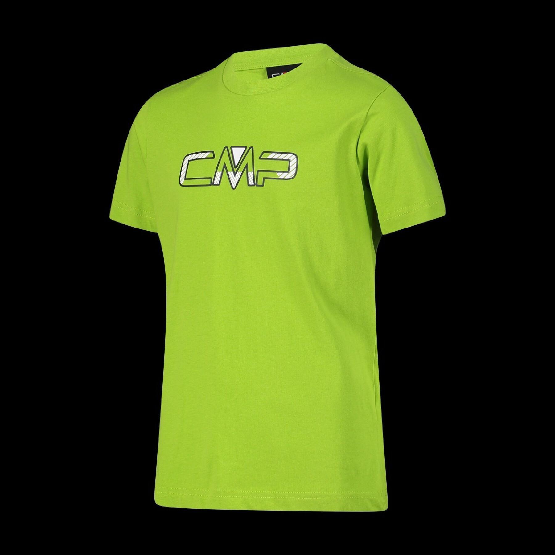 T-shirt met maxi-logo voor kinderen CMP