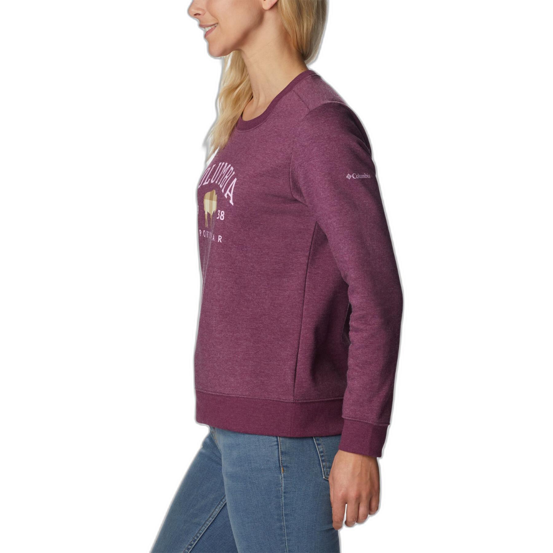 Dames sweatshirt met ronde hals Columbia Graphic Hart Mountain™ II