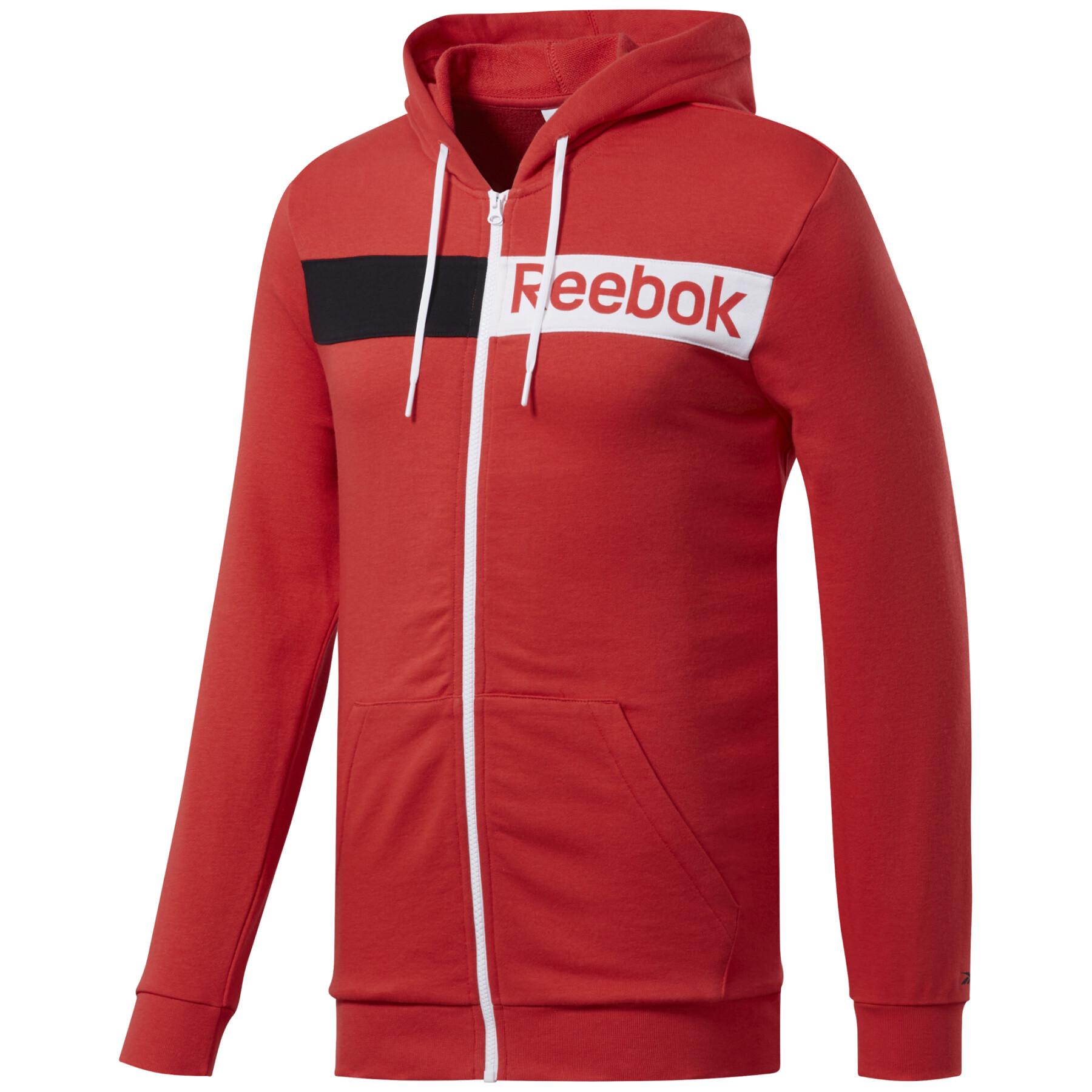 Zip-up hoodie Reebok Ess Linear Logo