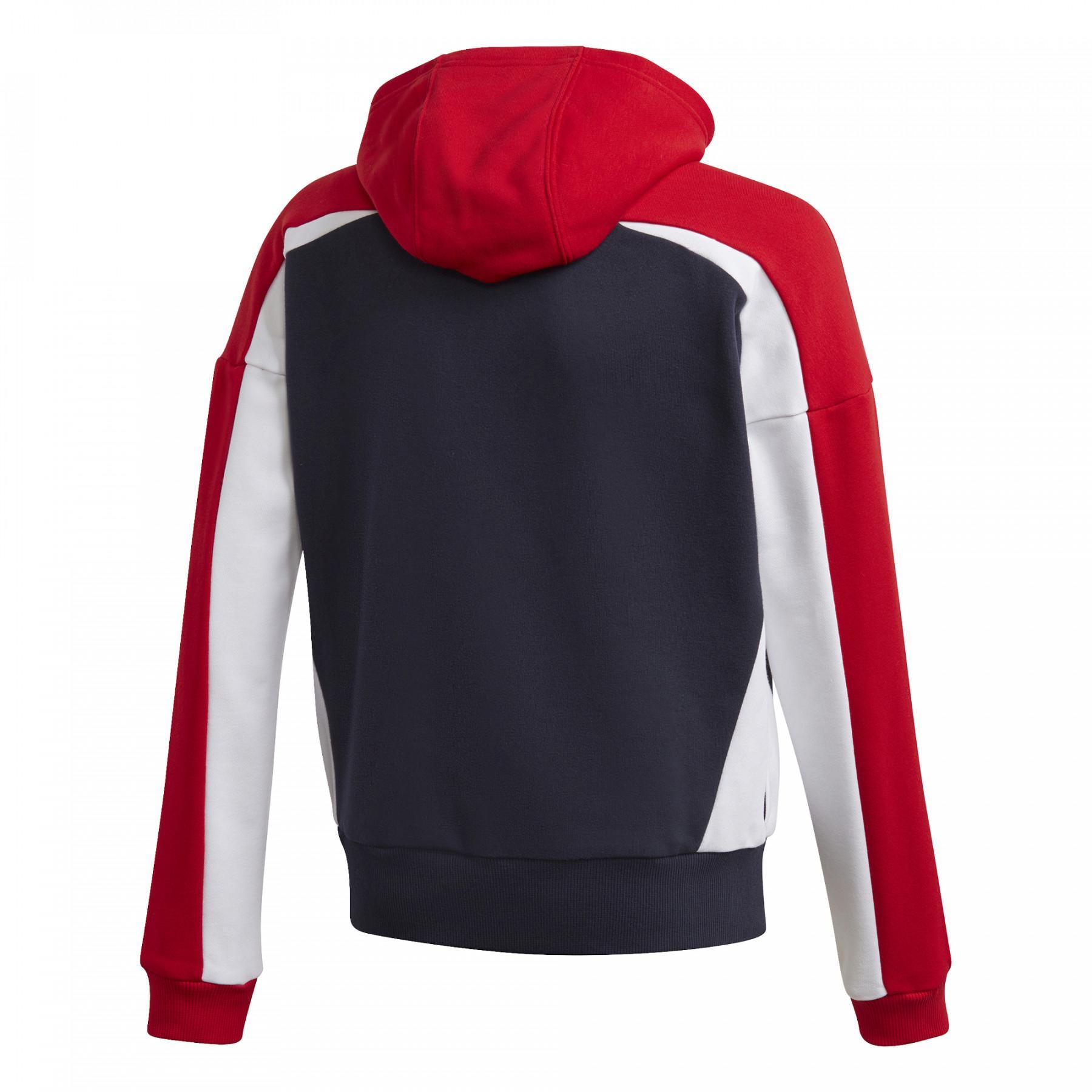 Kinder hoodie adidas Bold Full-Zip