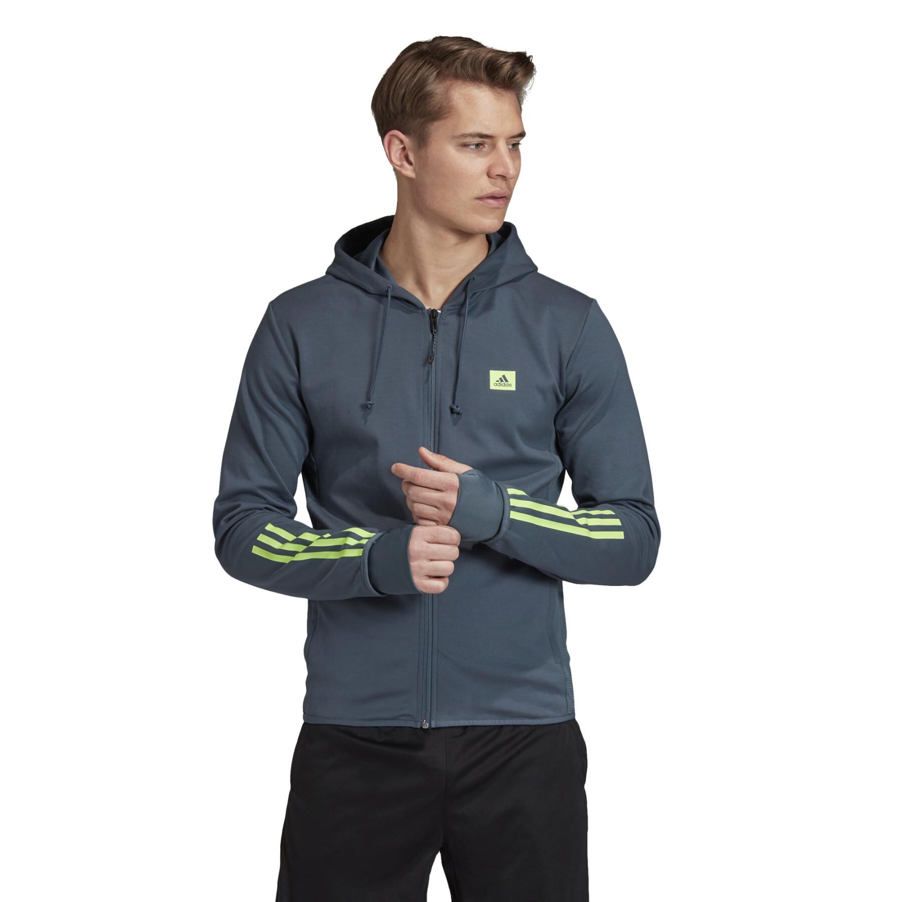 Jas adidas Designed to Move Motion Hooded Track