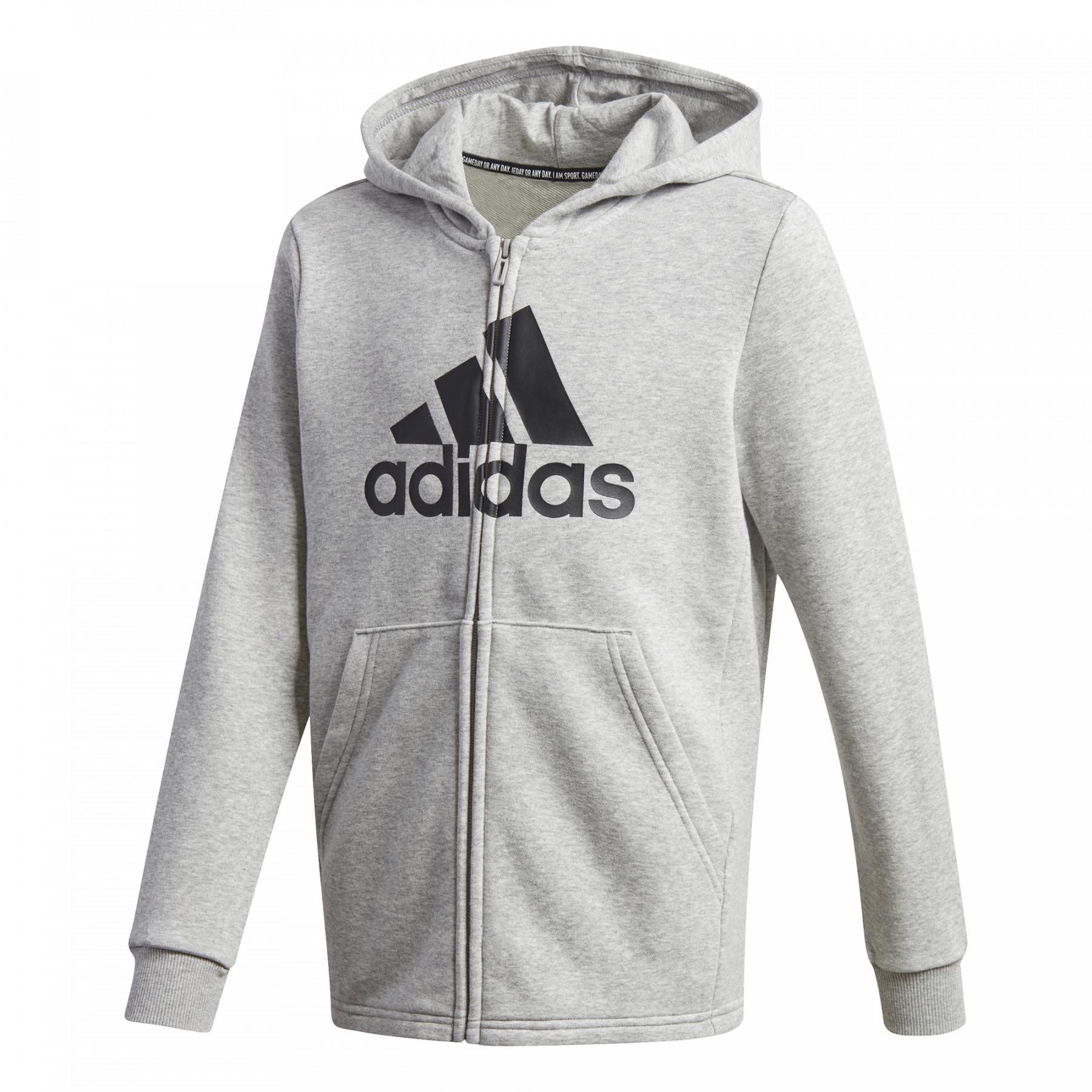 Kinder hoodie adidas Must Haves Logo Full-Zip