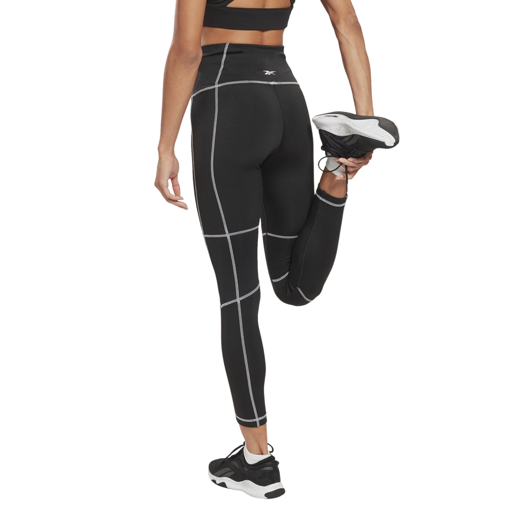 Dames legging met hoge taille Reebok Workout Ready Detail