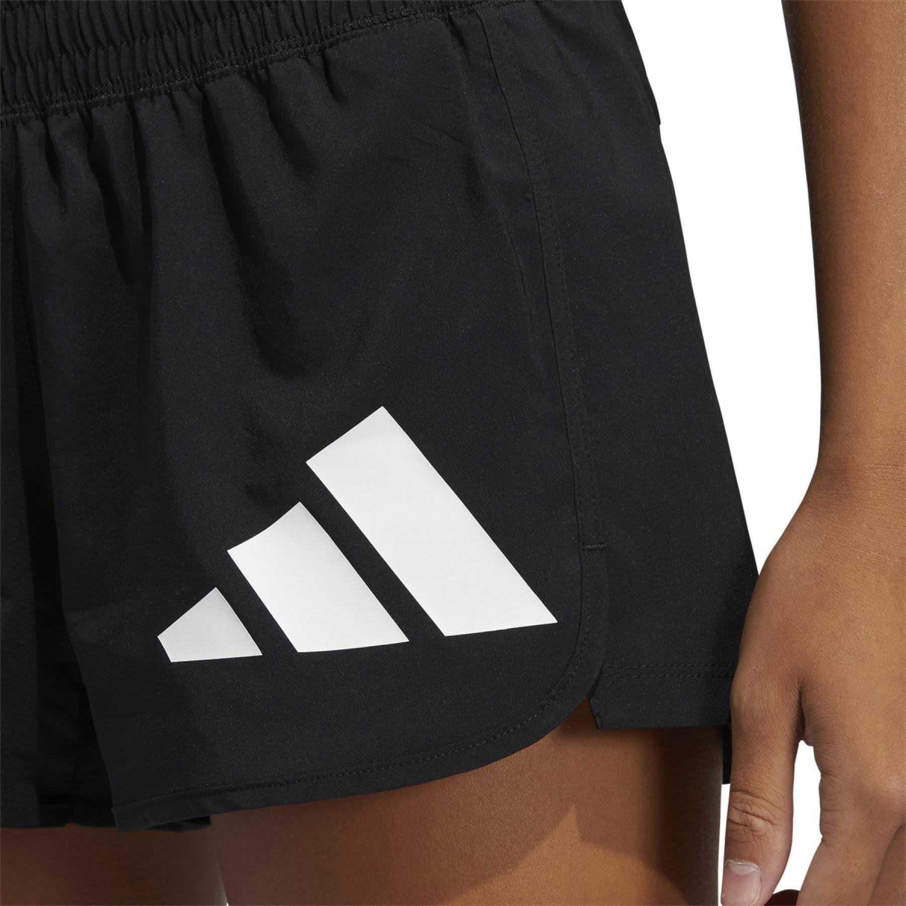 Dames shorts adidas Pacer Badge ofport Woven