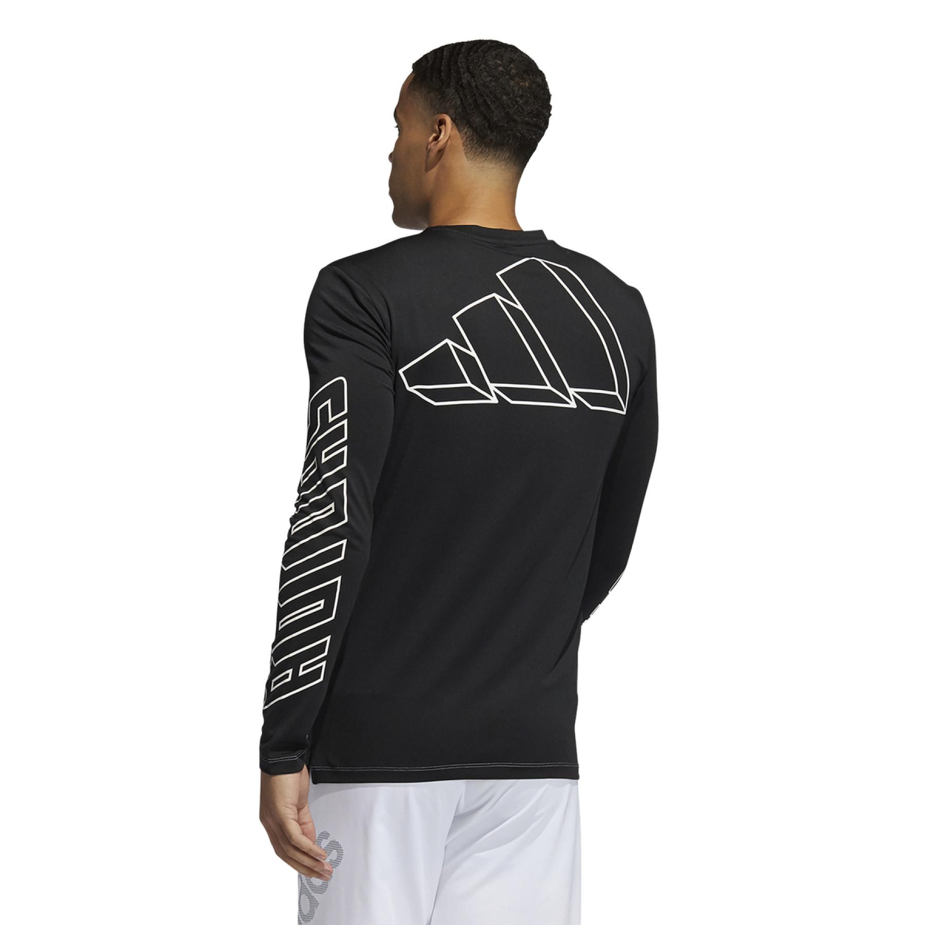 T-shirt met lange mouwen adidas FB Hype