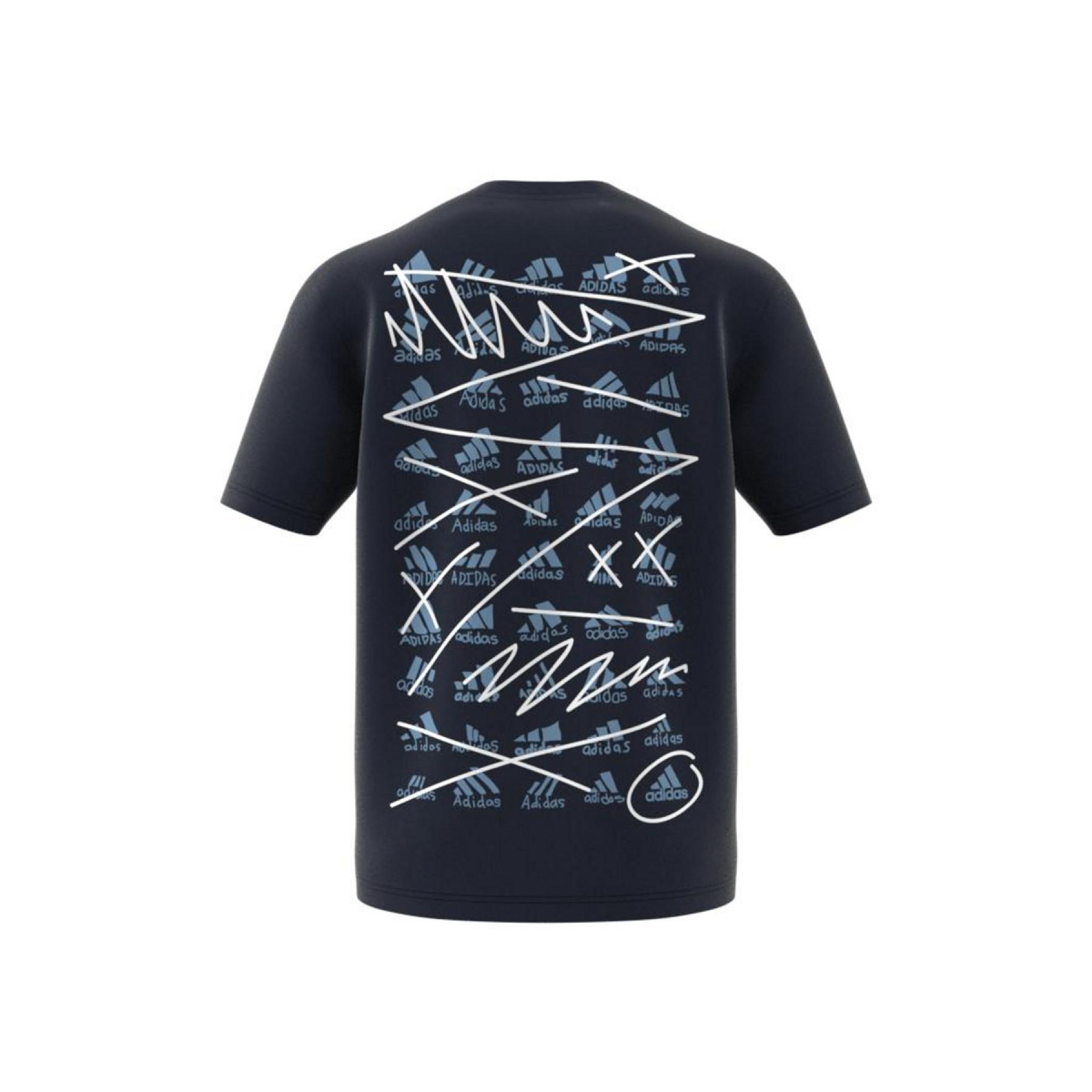 Mouwloos T-shirt adidas BOS Scribble