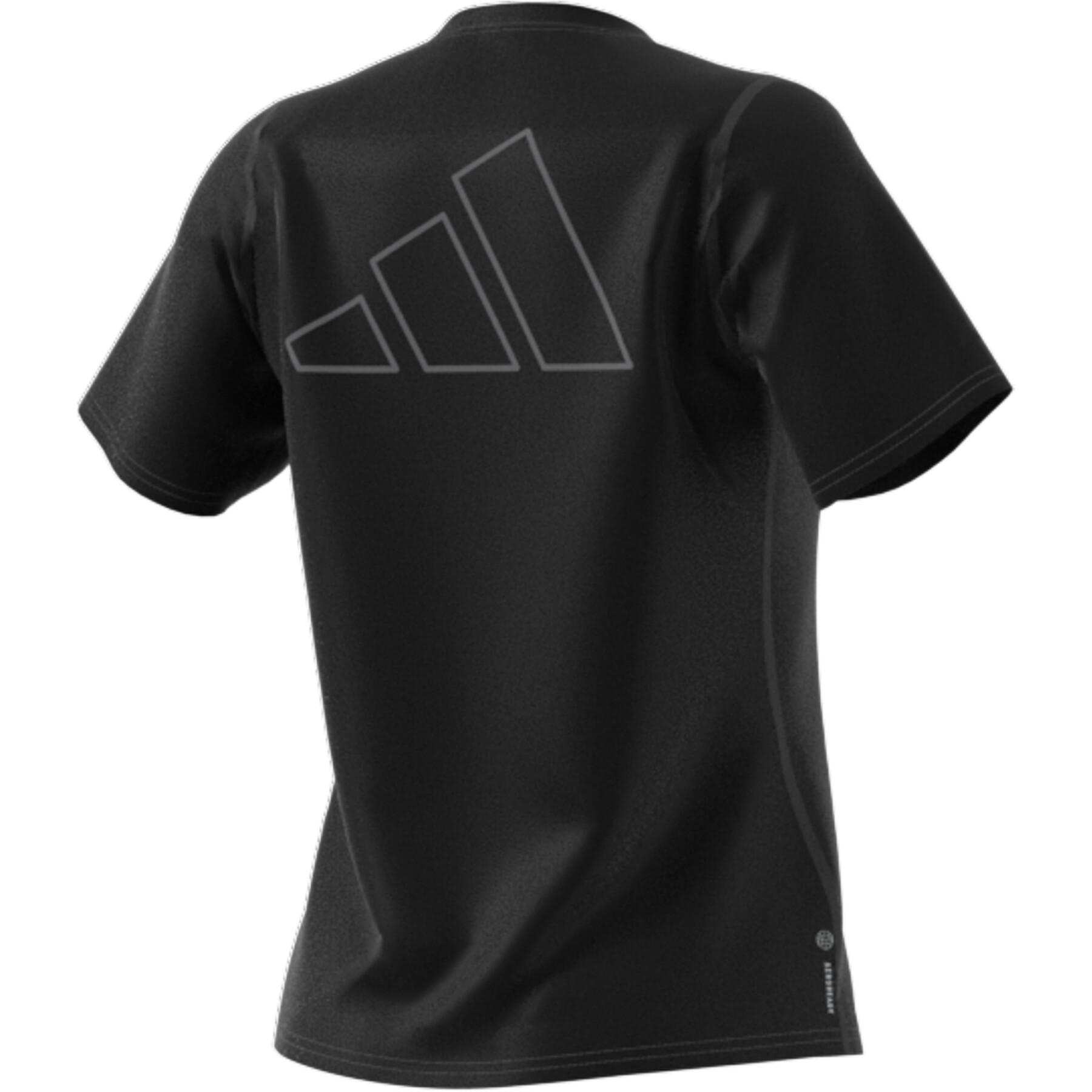 Dames-T-shirt adidas Run Icons 3bar