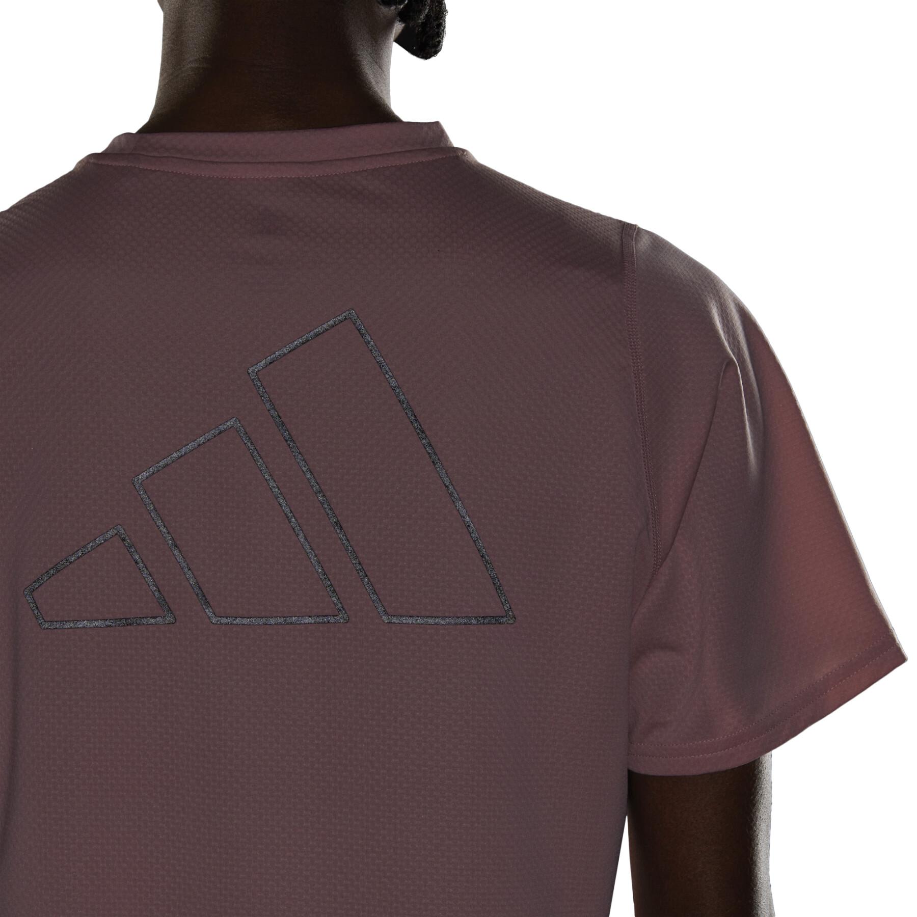 Dames-T-shirt adidas Run Icons 3bar Running