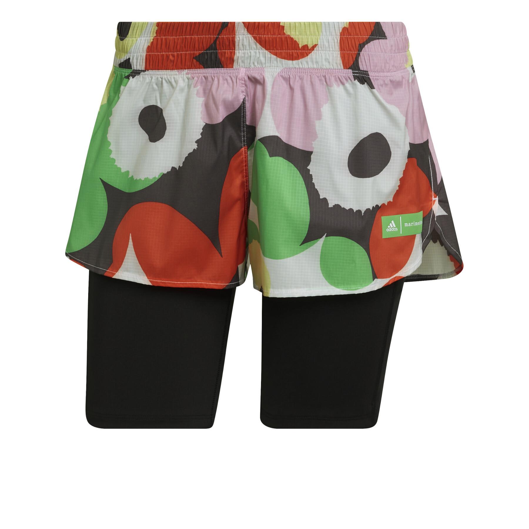 Dames shorts adidas Marimekko x