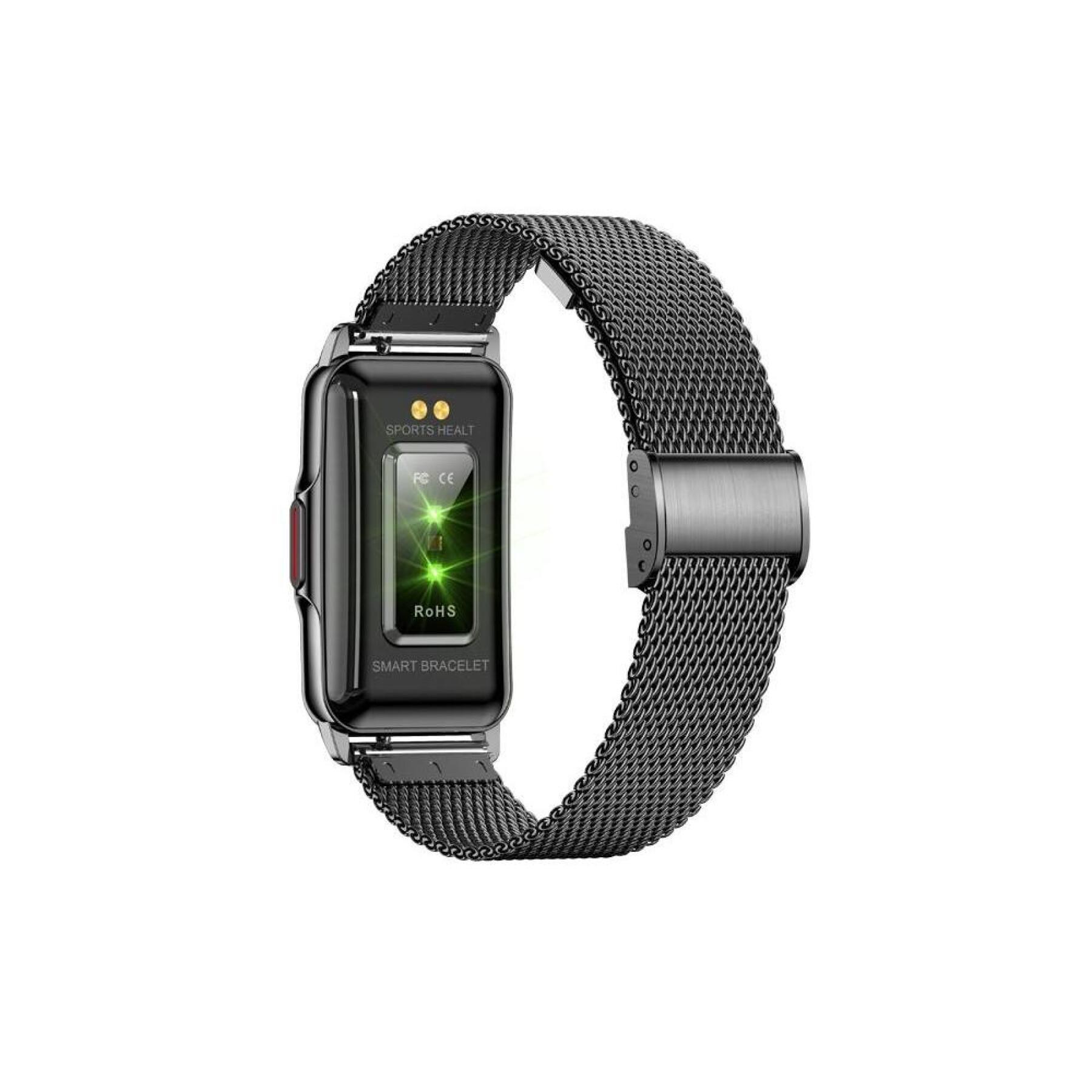 Connected horloge - roestvrij stalen armband Inkasus Edition Camelia