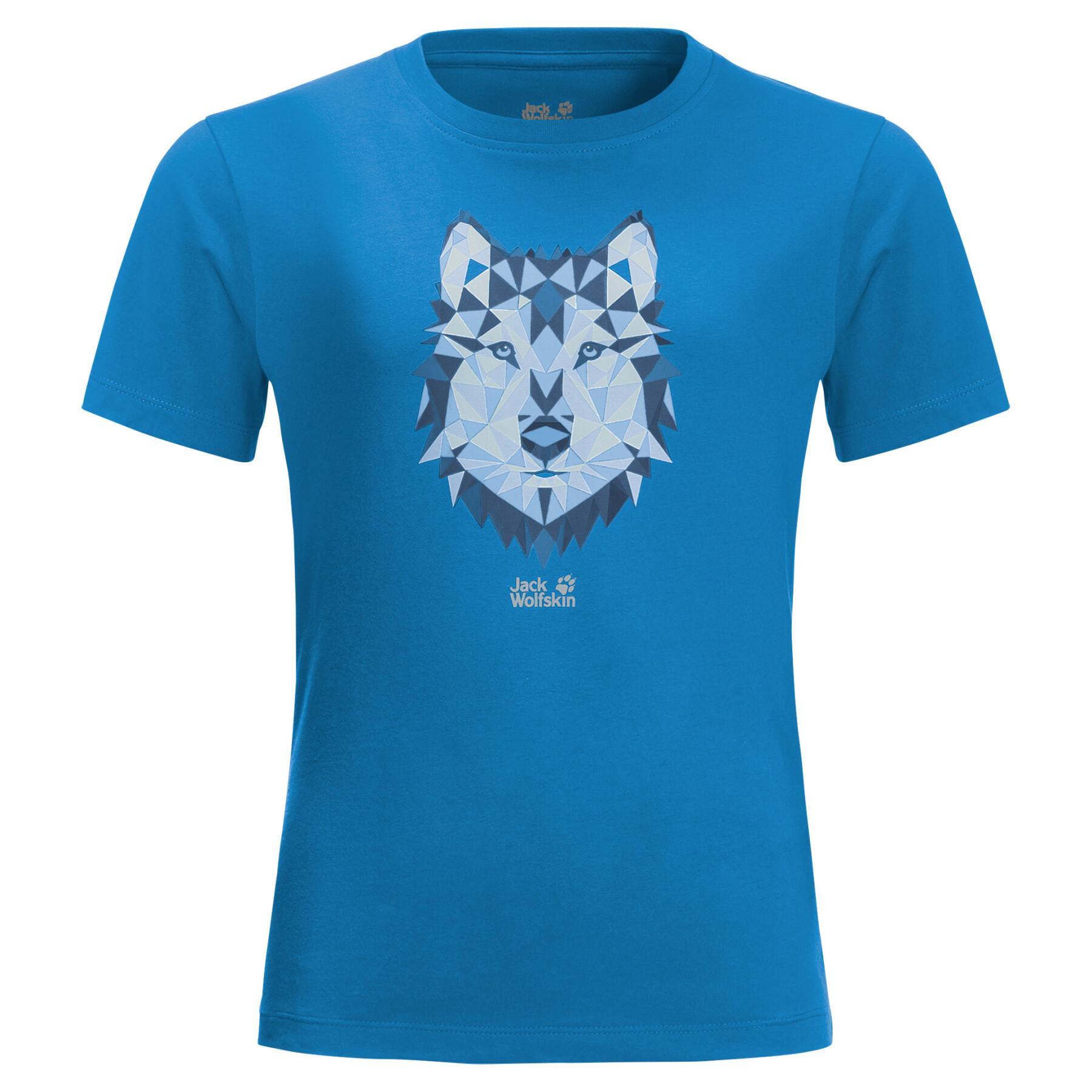 Kinder-T-shirt Jack Wolfskin Brand Wolf