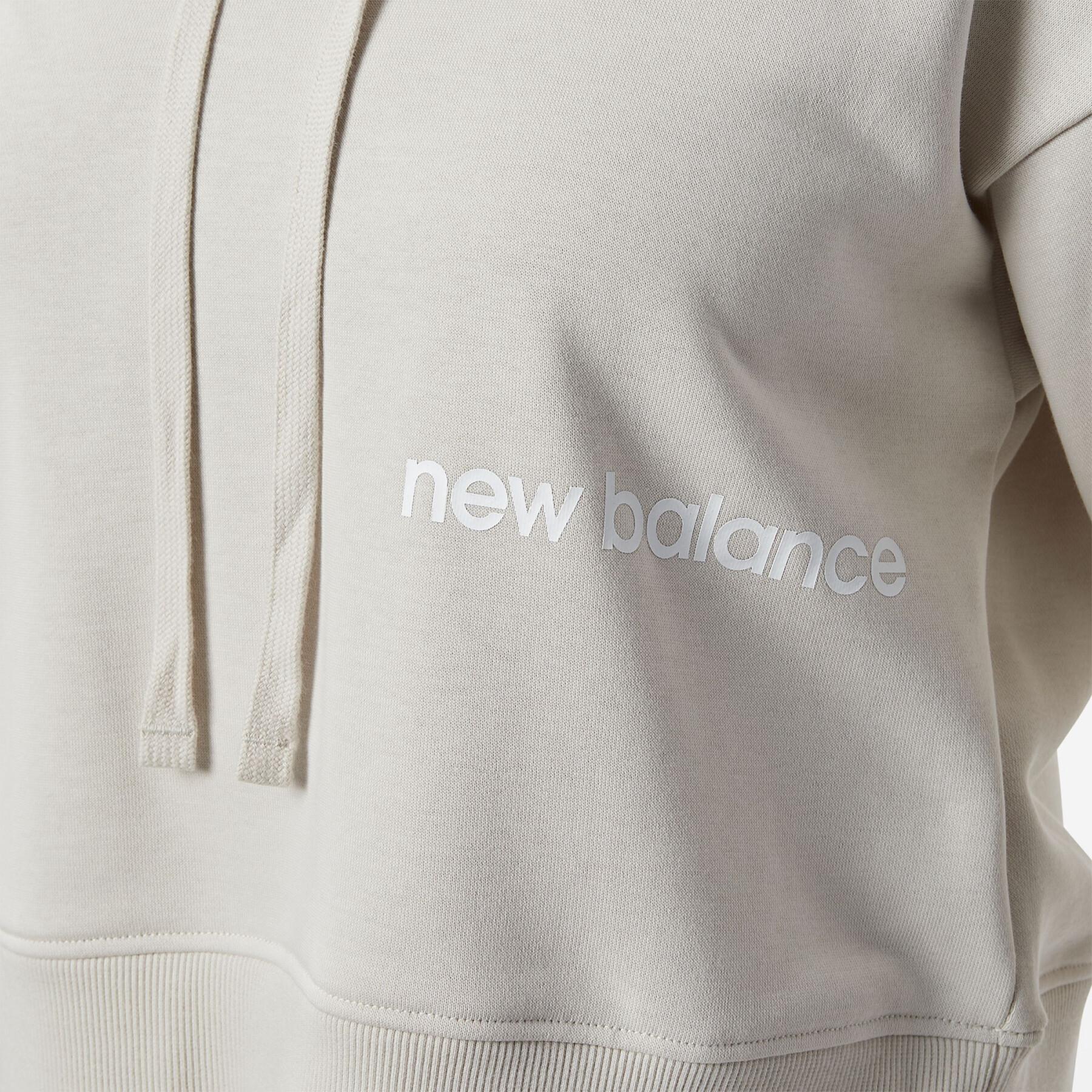 Dames sweatshirt met capuchon New Balance Essentials
