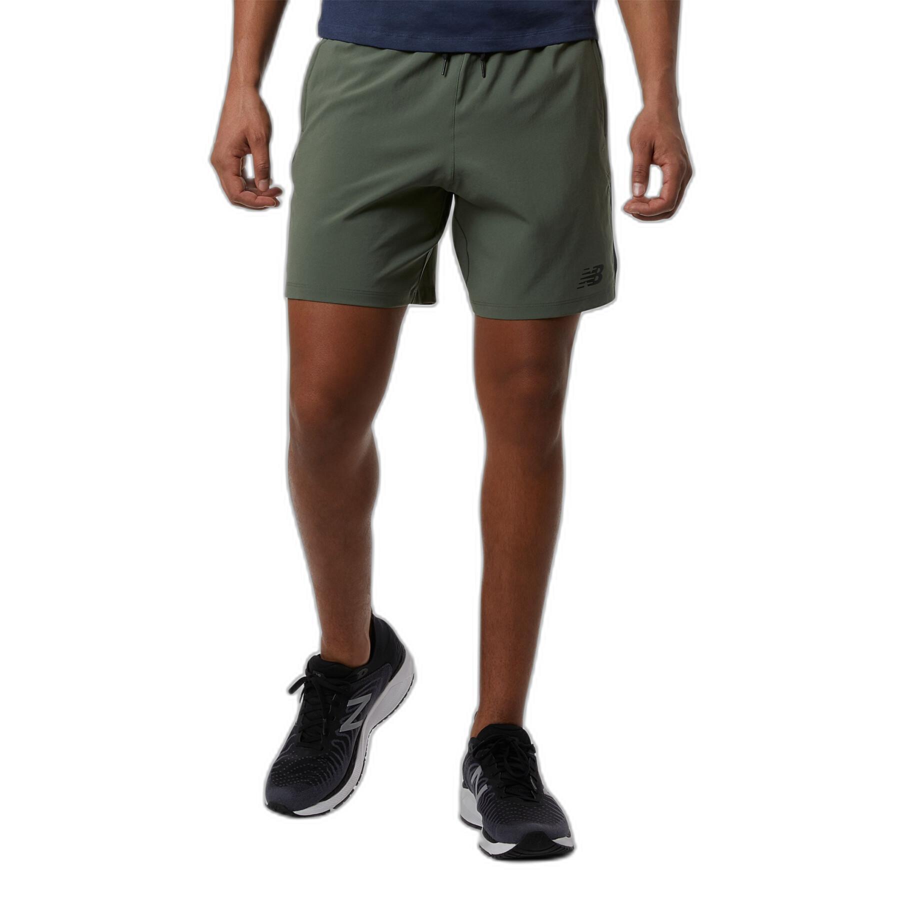 Geweven shorts met logo New Balance Tenacity 7 "