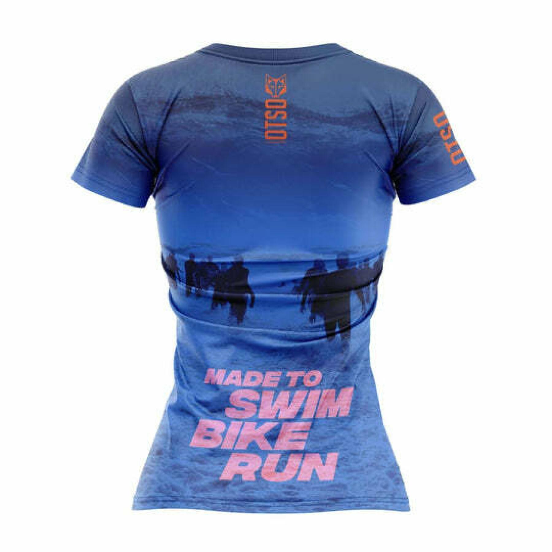 Dames-T-shirt Otso Swim Bike Run