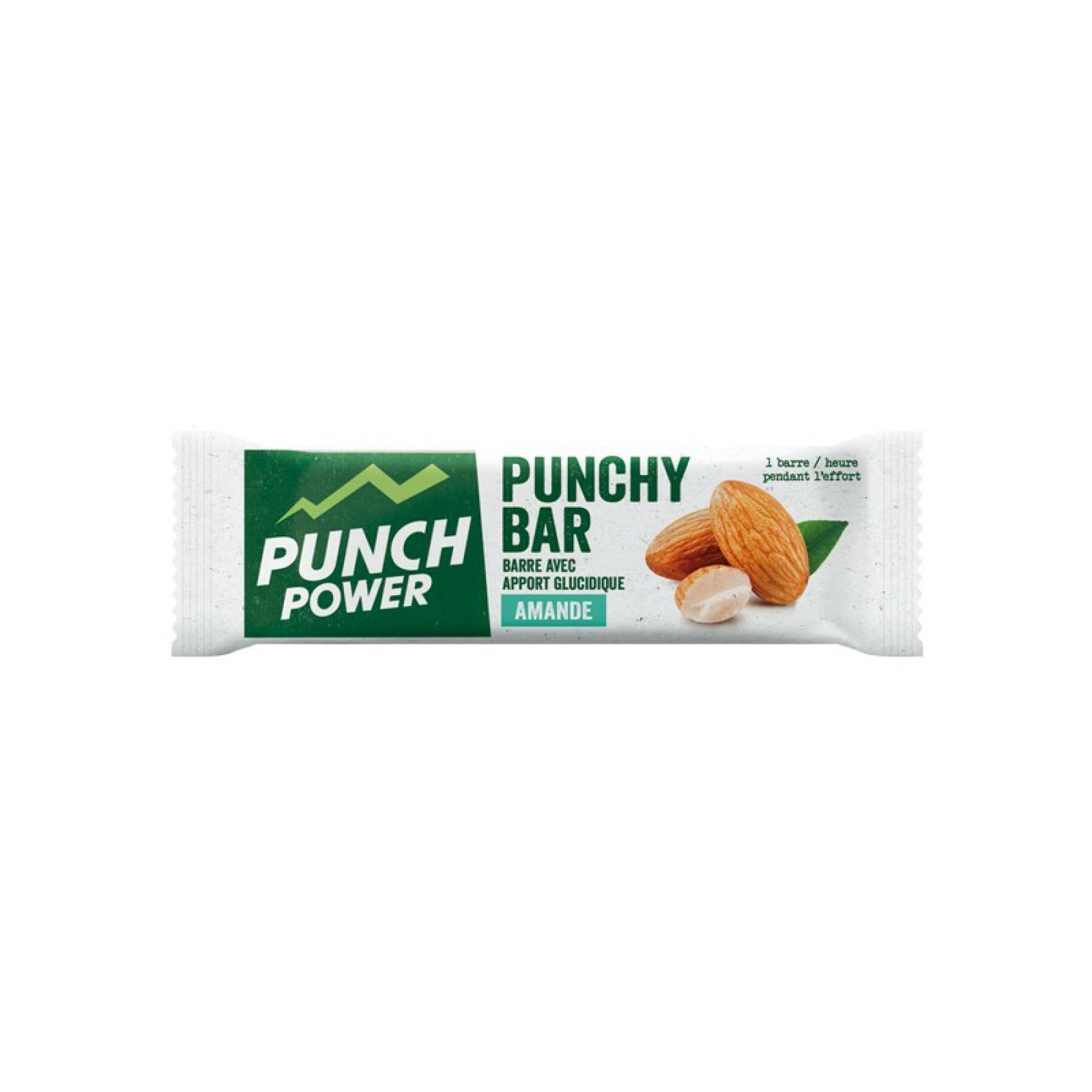 Weergave 40 energierepen Punch Power Punchybar Amande