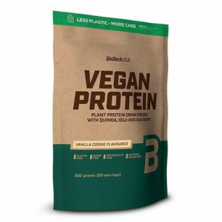 Pak van 10 zakjes veganistische proteïne Biotech USA - 500g