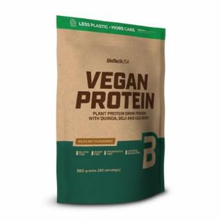 Pak van 10 zakjes veganistische proteïne Biotech USA - Noisette - 500g