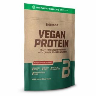 Set van 4 veganistische proteïnezakjes Biotech USA - Fruits des bois - 2kg
