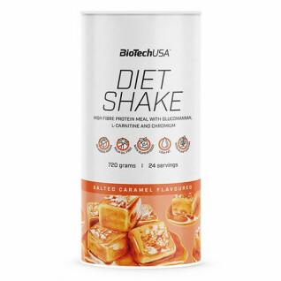 Set van 6 potjes proteïne Biotech USA diet shake - Caramel salé - 720g