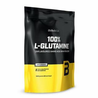 Set van 10 zakjes aminozuren Biotech USA 100% l-glutamine - 1kg