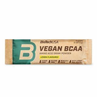10 pakjes aminozuren Biotech USA vegan bcaa - Citron - 9g