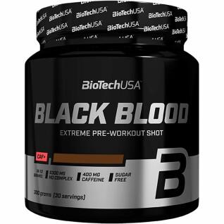 Set van 10 potten booster Biotech USA black blood caf + - Cola - 300g