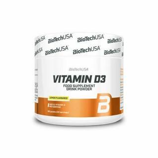 Set van 6 potjes vitamine d3 Biotech USA -Citron-150g