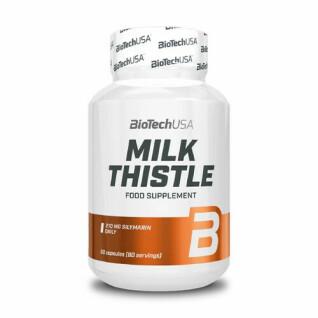Vitamine potjes Biotech USA milk thistle - 30 gélul (x12)