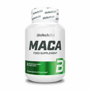 Set van 12 potjes vitamine Biotech USA maca - 60 Gélul