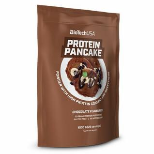 Set van 10 zakjes proteïne pannenkoek snacks Biotech USA - Chocolate - 1kg