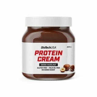 Pak van 10 zakjes proteïne room snacks Biotech USA - Chocolat blanc - 400g