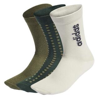 Grafische halfhoge sokken adidas (x3)