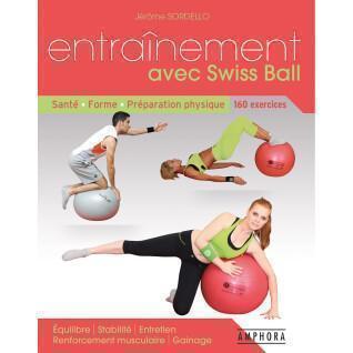 Trainingsboek met zwitserse bal Amphora
