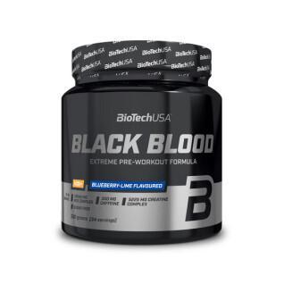 Set van 10 potten booster Biotech USA black blood nox + - Myrtille-lime - 330g