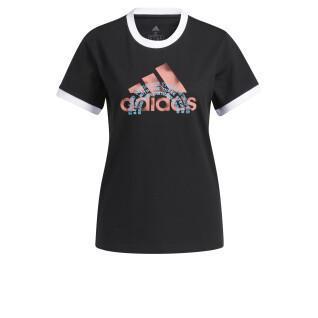 Dames-T-shirt adidas The Brand Graphic Ringer