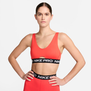 Medium ondersteunende gewatteerde bh voor vrouwen Nike Indy Plunge