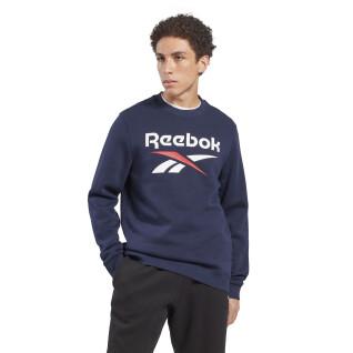 Sweater met ronde hals Reebok Identity Stacked Logo