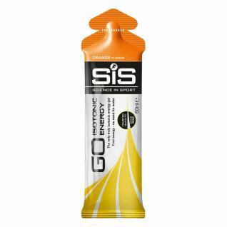 Pak met 30 energiegels Science in Sport Go Isotonic - Orange - 60 ml