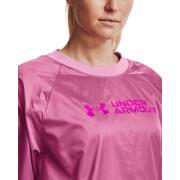 Dames-T-shirt met ronde hals Under Armour RECOVER™ Woven Shine